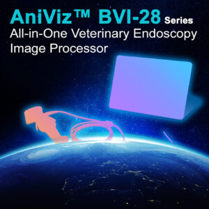 AniViz™ BVI-28: Next-Gen Laptop Multi-Functional All-in-One Veterinary Endoscopy Image Processor For Large & Small Animals